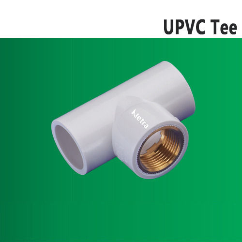 White Upvc Brass Tee For Structure Pipe, Round Shape And 50 Gm Weight Size: As Per Customer Requirement