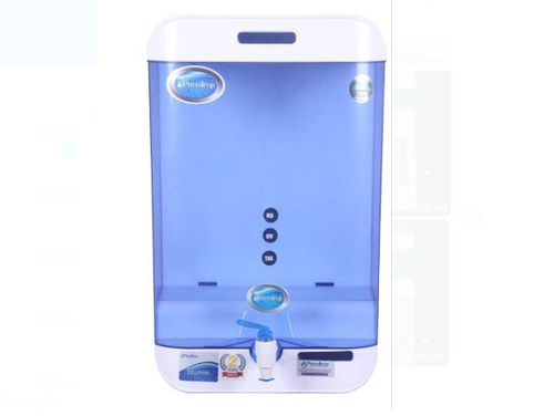 Plastic White And Blue Wall Mounted Ro Water Purifier Storage Capacity 20 Liter