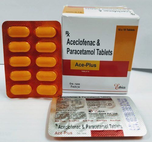 Aceclofenac Paracetamol Tablets Ace-Plus  Age Group: Adult