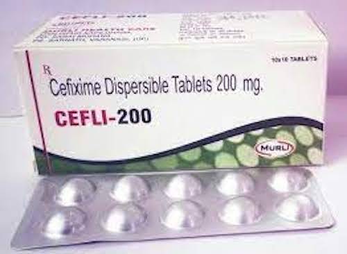 Cefli-200 Cefixime Dispersible Tablets 100 Mg