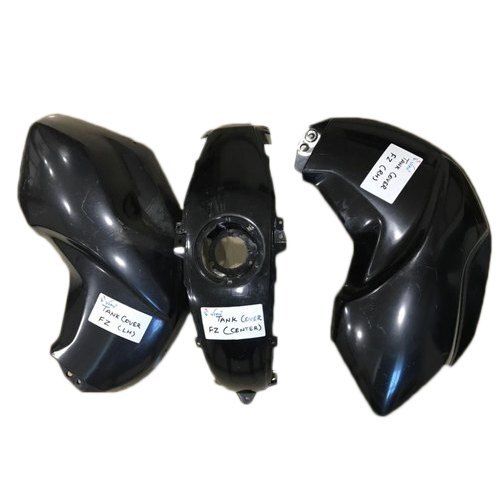 Plastic Easy To Install Lightweight Scratch And Corrosion Resistant Black Bike Tank Cover 