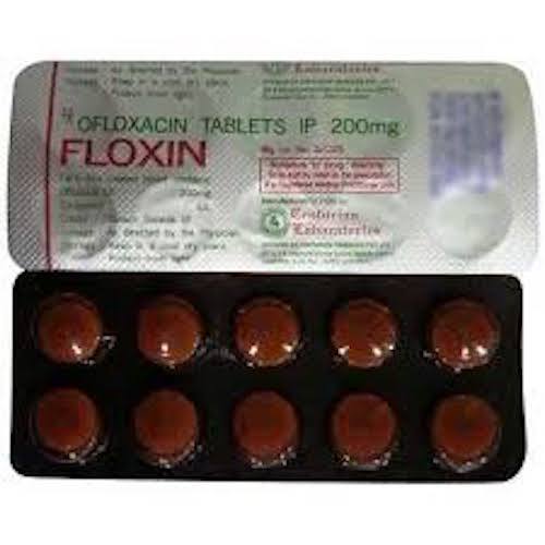 Floxin Ofloxacin Antibiotic Tablets Ip 200mg