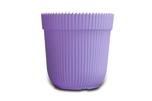 Lightweight Unbreakable Durable Eco Friendly Purple Plastic Flower Pot