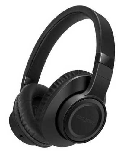 Noise Cancelling Light Weight And Easy To Carry Black Headphones Body Material: Pvc Plastic