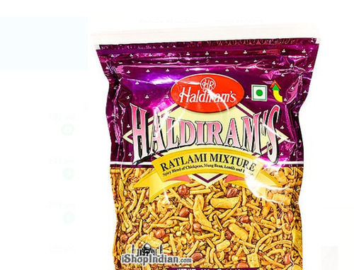 Packaging Size 50 Gram Spicy And Salty Taste Haldiram Ratlami Mixture Namkeen