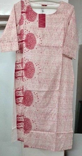 White Simple Elagant And Stylish Look Cotton Stitched Branded Surplus Designer Kurtis