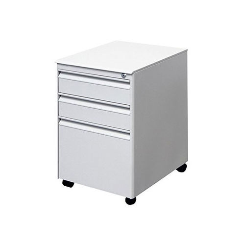 White Color Plain Pattern Drawer Cabinet For Office