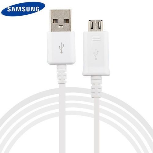  प्लास्टिक व्हाइट सैमसंग फास्ट चार्जिंग USB डेटा केबल 2 Amp 1000 Mbps स्पीड डिस्प्ले के साथ रंग: रंग 