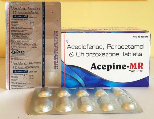 Aceslofenac Paracetamol And Chlorzoxazone Tablets Age Group: Suitable For All Ages