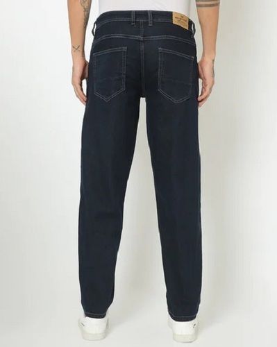 Blue Washable And Comfortable Stylish Plain Men Denim Jeans