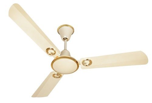 Golden And Cream Shade Aluminium 3 Blade Bajaj High Speed Ceiling Fan, 1200 Mm Blade Material: Aluminum