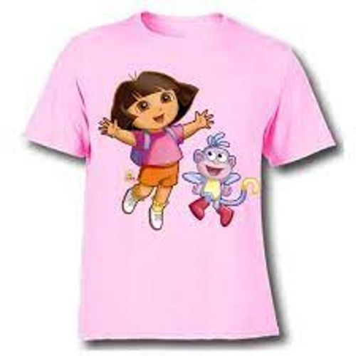 Good Quality And Stretchable Short Sleeve Round Neckline Boys Pink Printed T Shirts Age Group: 4-5