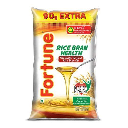 Hygienically Processed Rich In Protein Healthy And Natural Fortune Rice Bran Oil Application: Cooking