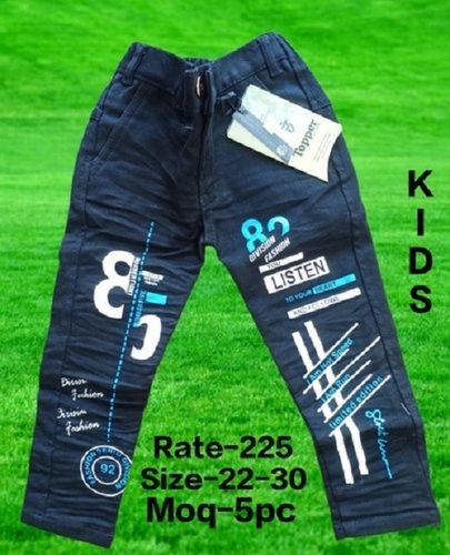 Kids Lightweight Breathable And Full Length Casual Cotton Trouser Age Group: 12-14