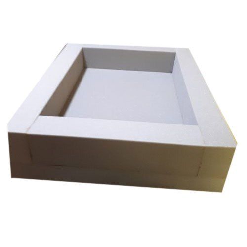 Light Weight And Durable Easy To Use Strong Rectangular White Packaging Box Hardness: Hard