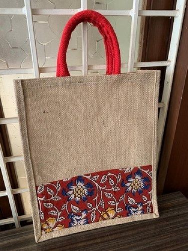 Light Maroon H&B - Designer Tote Bag ,Jute Shopping Bag at Best