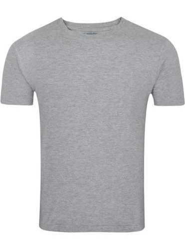 Men Plain Round Neck Casual Wear Cotton T-shirt