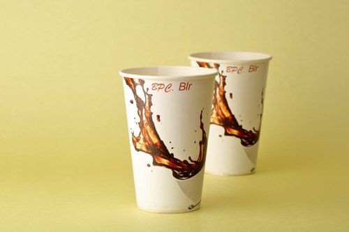 Pack Of 100 Printed Disposable Party Paper Cups For Hot & Cold Beverage, 200ml
