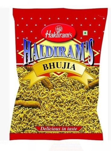 100 Percent Delicious And Spicy Haldiram Bhujia Sev Namkeen For Snacks Grade: Food