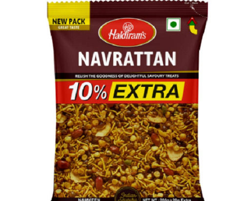 Pack Of 50 Gram Spicy Taste Haldiram Navrattan Mixture Namkeen 