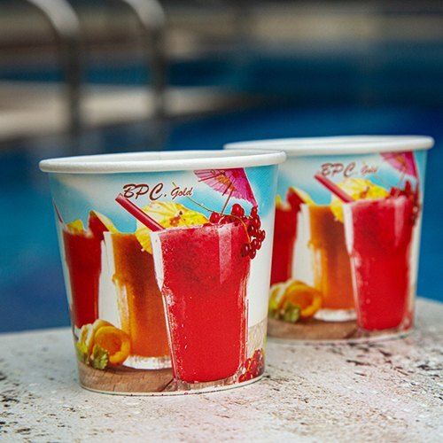 Printed Disposable Party Paper Cups For Cold Beverages Pack Of 50, 150 Ml