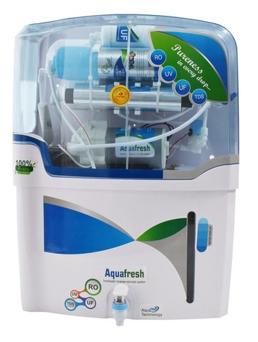 White 9 Liter Capacity Wall Mounted Aqua Fresh Ro Water Purifier