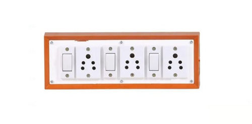 White And Brown Current 10 Ampere 3 Socket And 3 Switch Extension Board  Frequency (Mhz): 60 Hertz (Hz)