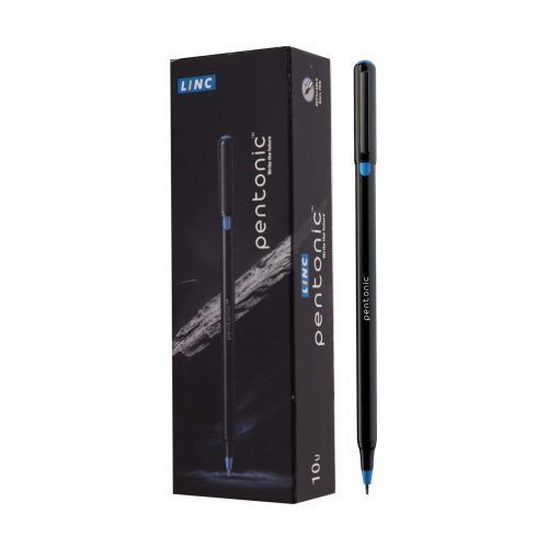 Blue A Seamless Flow Of Words Is Guaranteed Since This Range Of Writing Instruments Are Specially Designed Pentonic Linc Ball Point Pen 