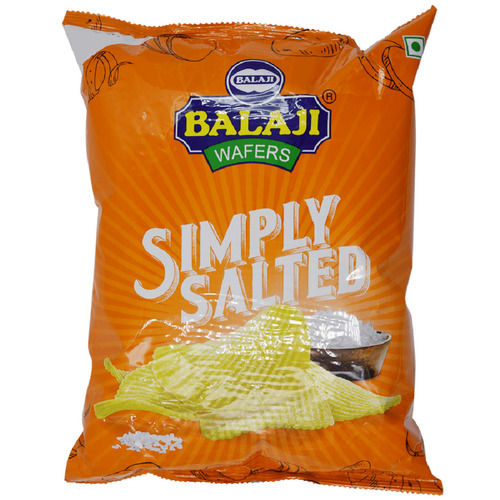 Crispy Crunchy Delicious Simply Salted Deep-fried Balaji Potato Wafers