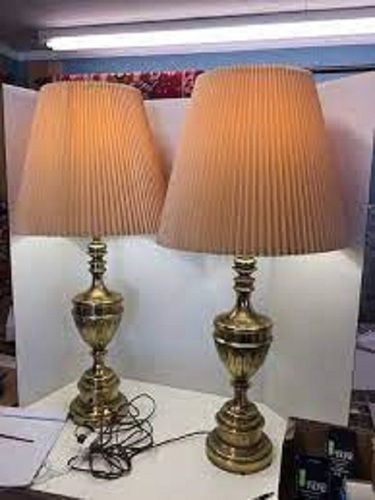 Gold High Performance Energy Efficient Low Power Consumption Antique Brass Table Lamp