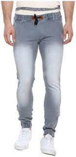 Men Comfortable Breathable Skin Friendly Easy To Wear Jogger Fit Plain Grey Jeans