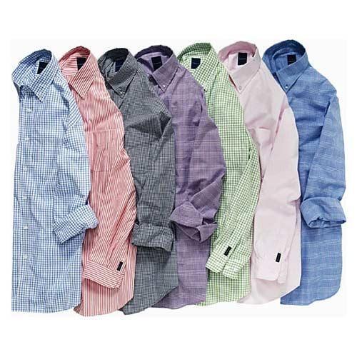 Blue Mens Full Sleeves Plain Cotton Shirt For Casual Wear