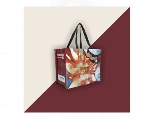 Multi Color Non Woven Material And Flexi Loop Handle Printed Shopping Carry Bag Handle Length: 4 Inch Inch (In)