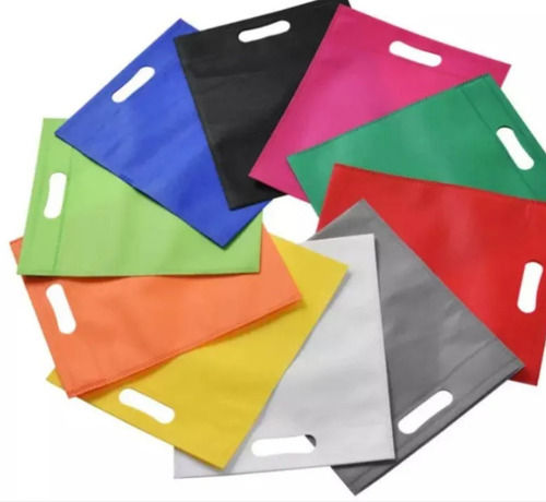 Multi Color Non Woven Material And Patch Handle D Cut Shopping Carry Bag Handle Length: 2 Inch Inch (In)