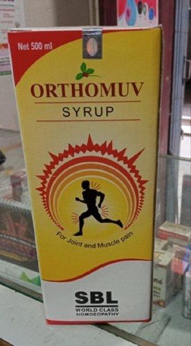 Orthomuv Homoeopathic Syrup For Joint And Muscle Pain, Net Vol. 500 Ml Suitable For: All