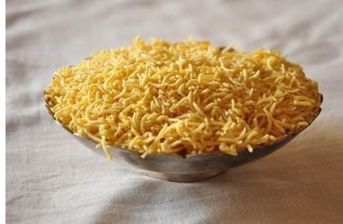 Tasty Cripsy Salty And Spicy Food Grade Besan Sev Namkeen For Snacks Shelf Life: 3 Months