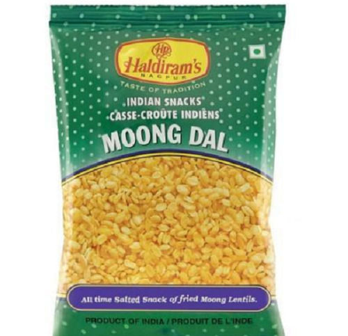 100 Percent Delicious Taste And Salty Haldiram Moong Dal Namkeen For Snacks Fat: 5 Percentage ( % )