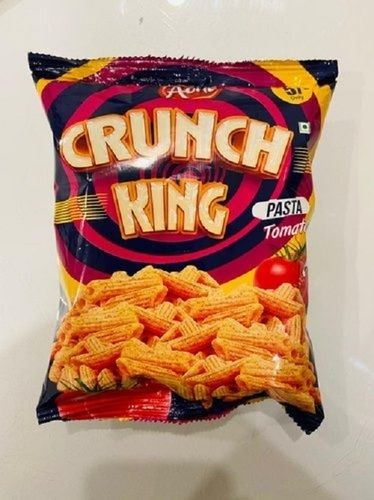 Tasty And Crispy Tomato Flavor Crunch King Pasta Shape Snacks With 25 Gram Packet Pack  Packaging Size: 25G