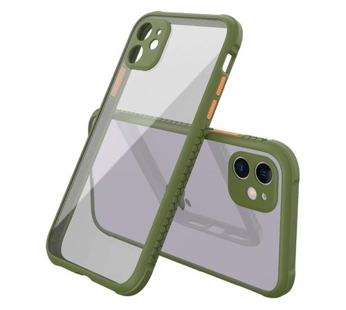 Scratch Resistant And Dust Proof Sleek Plain Green Mobile Cover Body Material: Plastic