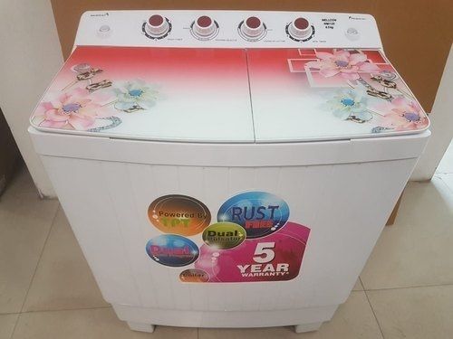 Top Loading Less Power Consumption Pink And White Domestic Washing Machine