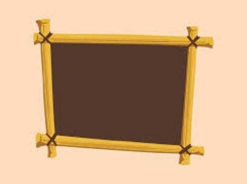 Gold Wall Mounted Elegant Stylish And Decorative Brown Wooden Photo Frame