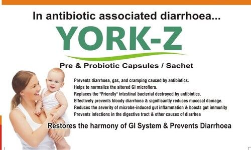 York-Z Pre and Probiotic Capsules and Sachet