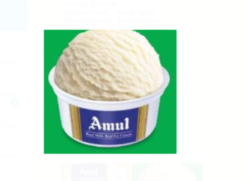 100 Percent Mouth Watering Taste And Delicious Creamy White Amul Ice Cream, 50 Grams  Age Group: Children