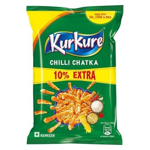 100 Percent Taste And Crispy Chili Chatka Flavor For Snacks Kurkure Namkeen