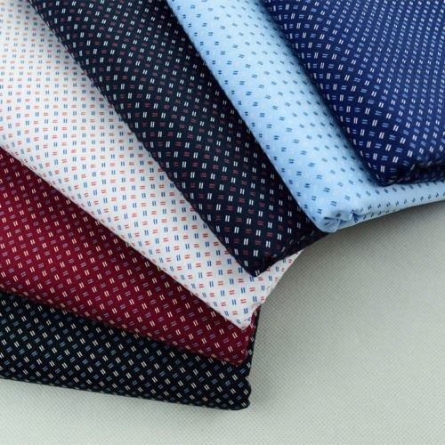 Different Colours 100% Cotton Multi Color Soft Printed Shinny Shirting Fabric For Cloth Making 