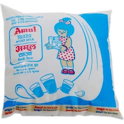 100% Pure And Organic Amul Fresh Delicious Toned Cow Milk With 500 Ml Pack Age Group: Children