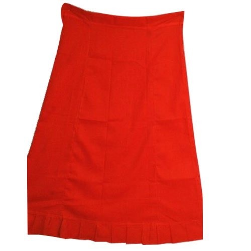 Cotton Ladies Petticoat - 38 cm Length Dark Red | Cool Pass Quick Dry Washable All Season