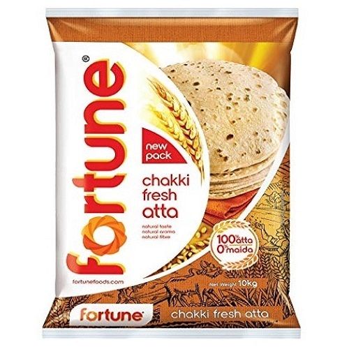 Fortune Organic Chakki Fresh Whole Wheat Atta 10 Kg