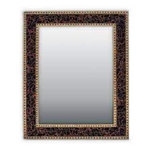 Framed Long Durable Light Weight And Brown Decorative Glass Mirror