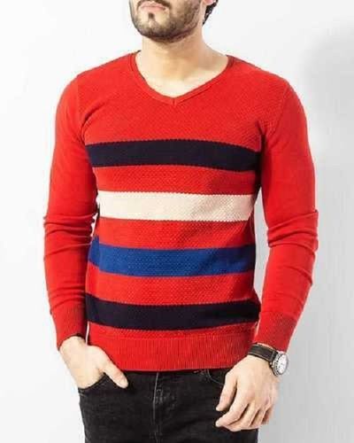 Men Winter Wear Full Sleeves Comfortable Multicolor Woolen Sweaters